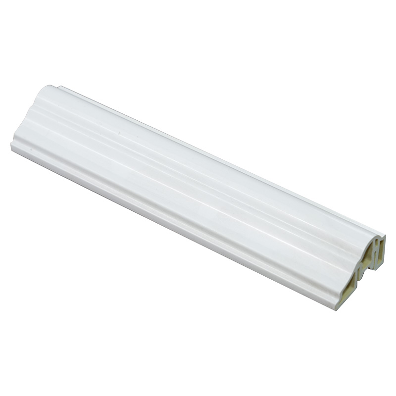 Battiscopa in WPC con venature del legno da 36 mm con base composita in PVC