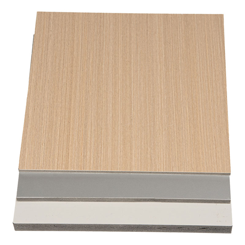Pannello da parete in PVC legno-plastica senza giunture scanalato